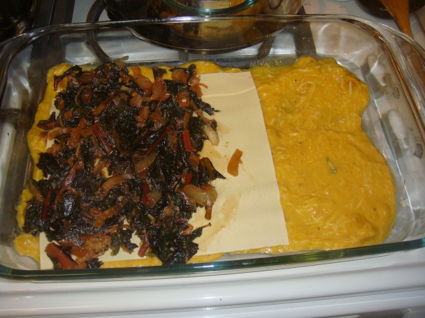 Tekvicové lasagne s mangoldom (fotorecept) - obrázok 7