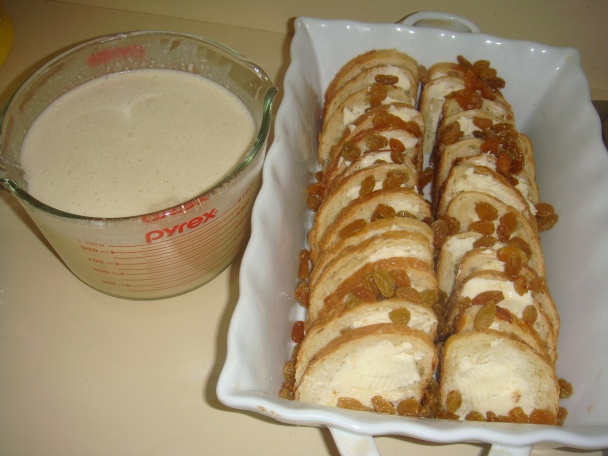 Chlebový puding s rumovou polevou (fotorecept) - obrázok 5