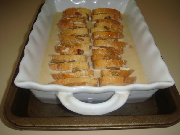 Chlebový puding s rumovou polevou (fotorecept) - obrázok 6