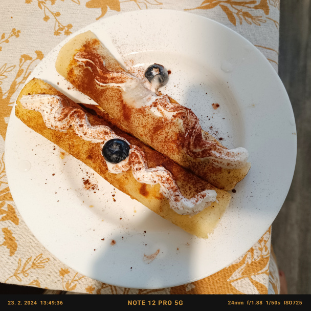 Palacinky s čučoriedkami - obrázok 3