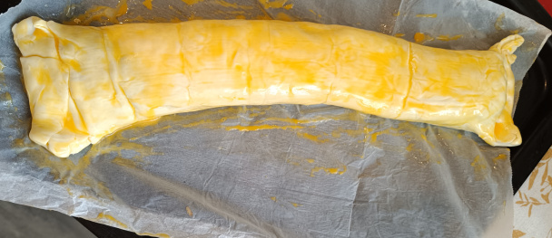 Rýchla jablková štrúdľa z lístkového cesta (fotorecept) - obrázok 5