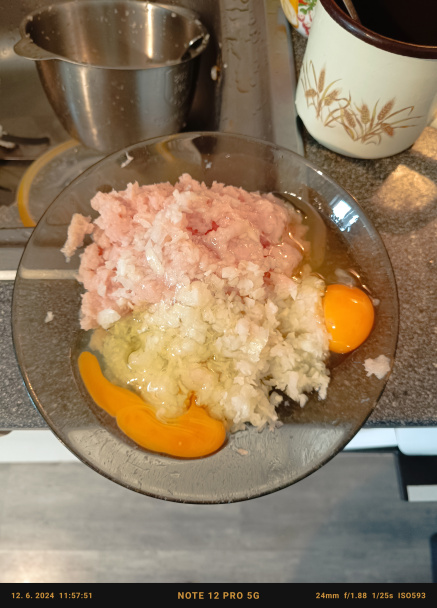 Fašírky z mletého kuracieho mäsa (fotorecept) - obrázok 1