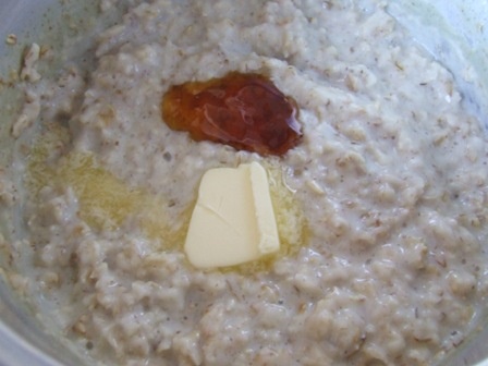 Kaša z ovsených vločiek s pečenými karamelizovanými jablkami (fotorecept) - obrázok 1