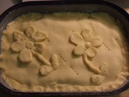 Jablkový koláč s pudingom (fotorecept) - obrázok 3