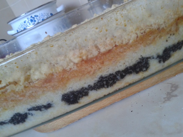 Jablkovo-makový mrvený koláč - obrázok 4