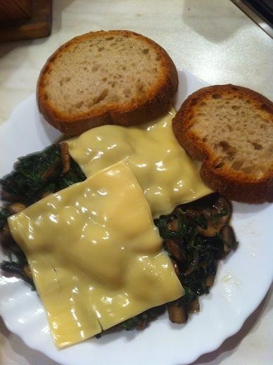 Šampiňóny so špenátom - obrázok 6