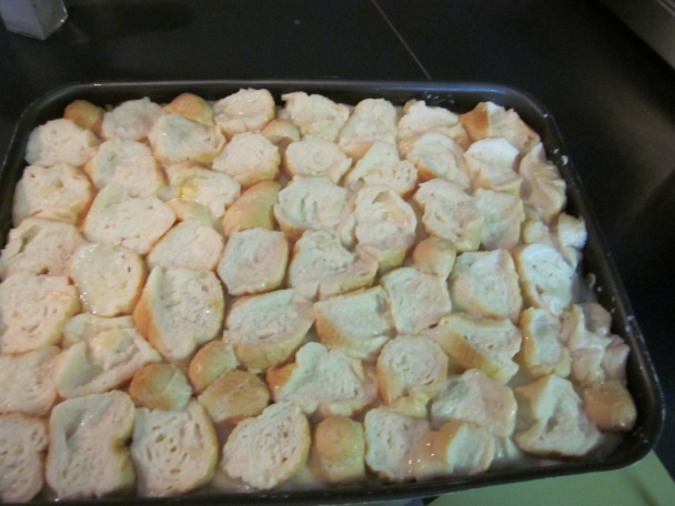 Jablkovo-pudingová žemľovka - obrázok 5