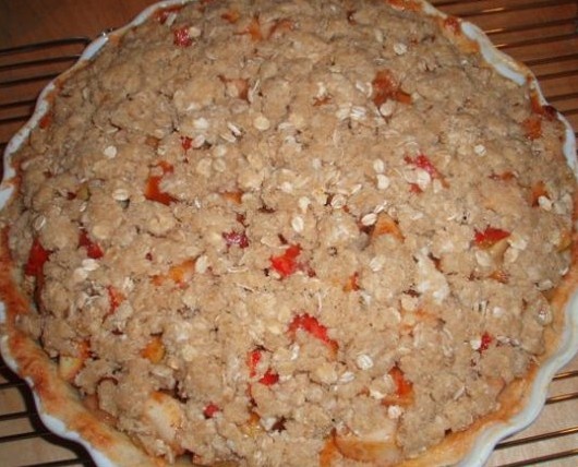 Jablkový koláč s karamelom a posýpkou (fotorecept) - obrázok 11