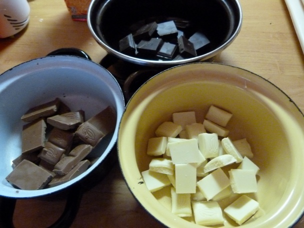 Trojčokoládový rez (fotorecept) - obrázok 5