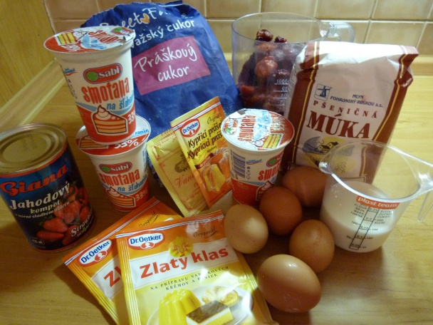 Jahodový koláč (fotorecept) - obrázok 1