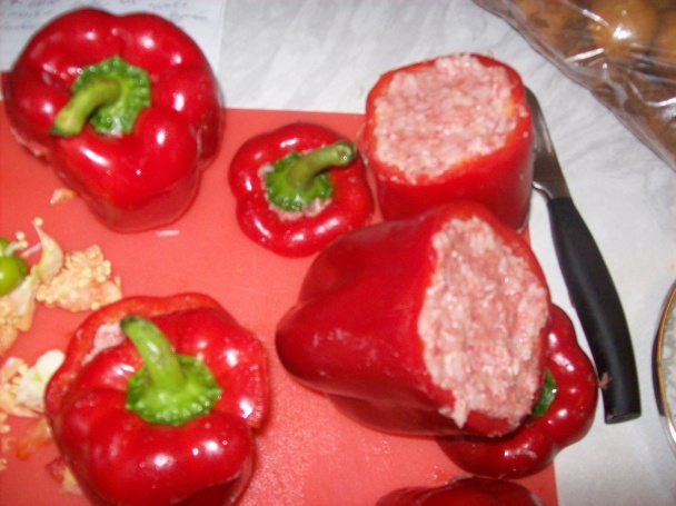 Plnená paprika s paradajkovou omáčkou (fotorecept) - obrázok 3