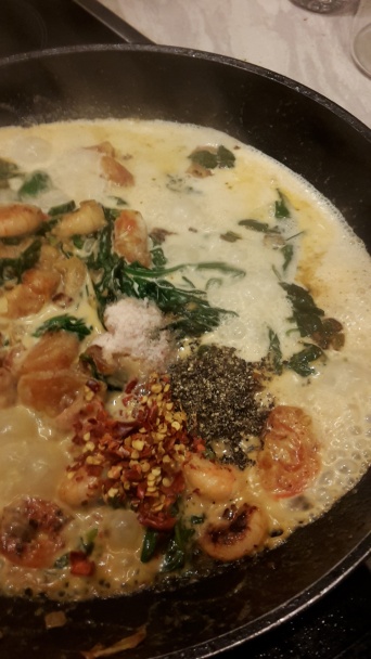 Tagliatelle s krevetami a špenátom (fotorecept) - obrázok 10