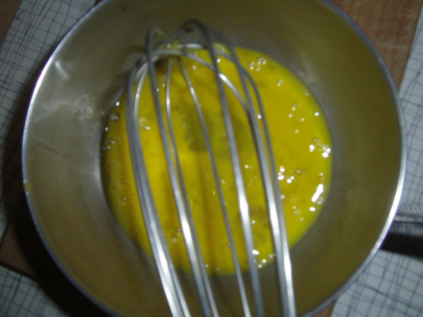 Špenátovo - krevetová omeleta - obrázok 1