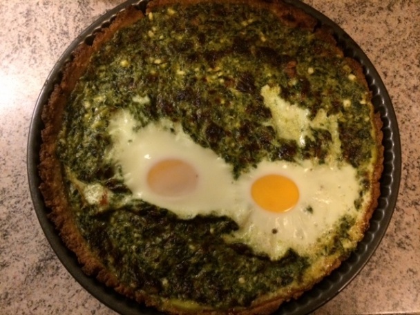 Chlebový koláč so špenátom a cottage cheese (fotorecept) - obrázok 6