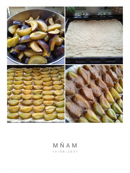 Slivkový koláč s posýpkou (fotorecept) - obrázok 2