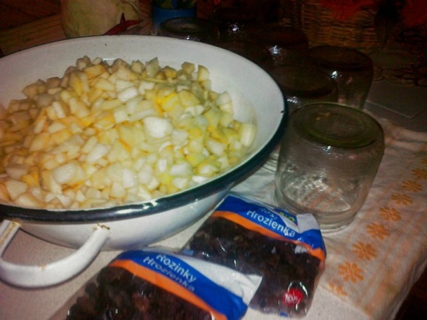 Jablkovo-melónový kompót - obrázok 1