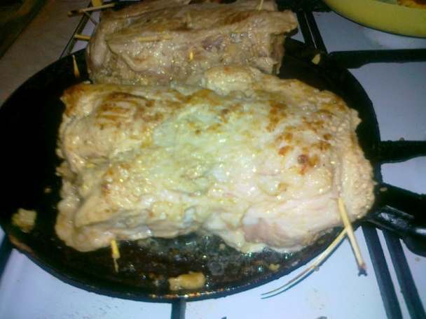 Plnená pečená bravčová podbrušinka - obrázok 1