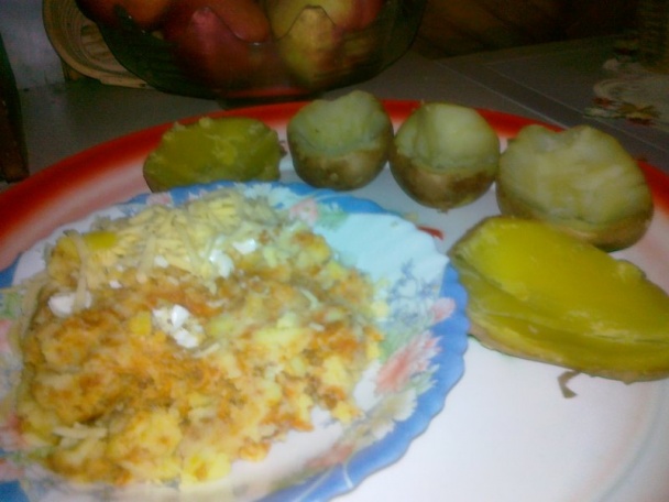 Plnené pečené zemiaky - obrázok 2