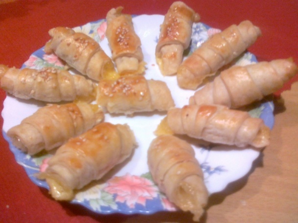 Sadlové rožky plnené makovou plnkou so slivkami a hrozienkami /fotorecept/ - obrázok 3