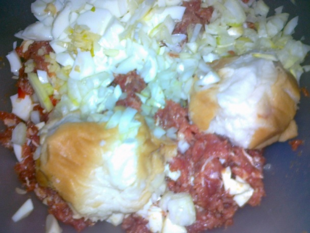 Mleté mäso v srnčom chrbáte so zeleninovou ryžou/fotorecept/ - obrázok 3