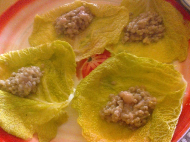 Zapekané plnené kelové listy ako to robím ja (fotorecept) - obrázok 6