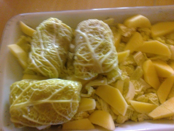 Zapekané plnené kelové listy ako to robím ja (fotorecept) - obrázok 9