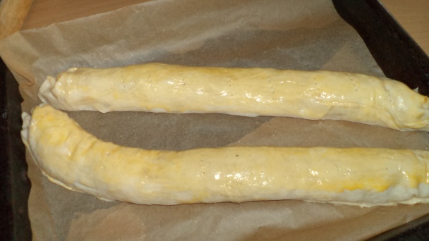 Kapustovo-klobásová štrúdľa /fotorecept/ - obrázok 7