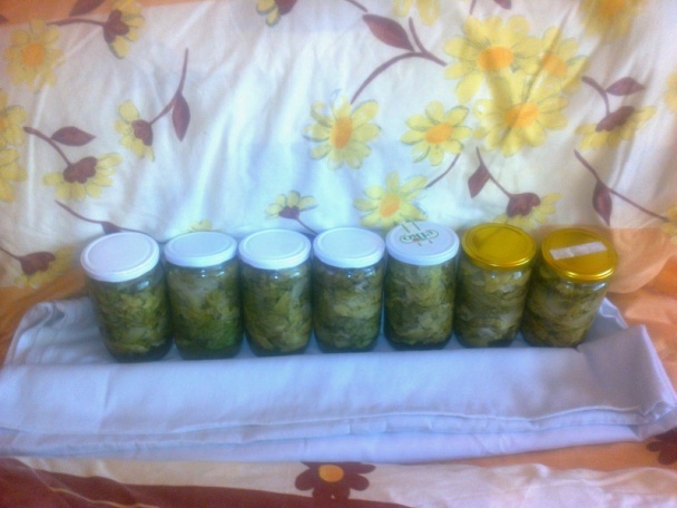 Hlávkový šalát zaváraný na zimu /fotorecept/ - obrázok 8