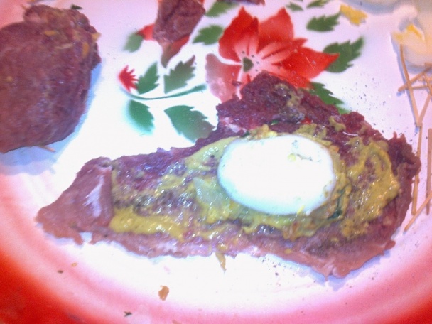 Vyprážaný plnený rezeň, plnený plnenými vajíčkami (fotorecept) - obrázok 8