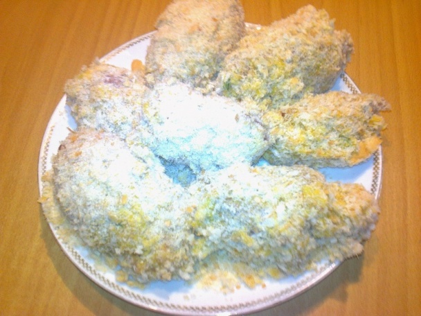 Vyprážaný plnený rezeň, plnený plnenými vajíčkami (fotorecept) - obrázok 9