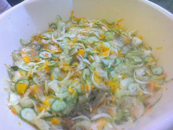 Cukinová čalamáda, alebo čo mi dnes záhrada dala /fotorecept/ - obrázok 4