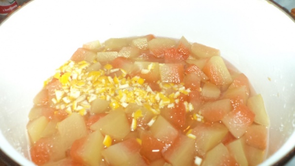 Džem z kôrky červeného melóna (fotorecept) - obrázok 7