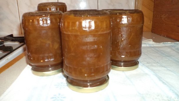 Ringlotovo-rebarborový džem (fotorecept) - obrázok 8