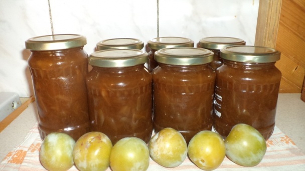 Ringlotovo-rebarborový džem (fotorecept) - obrázok 9