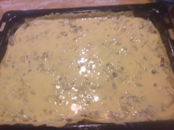 Švábsky cibuľovo-smotanový koláč (fotorecept) - obrázok 9