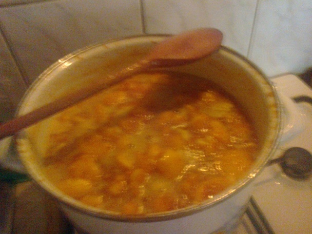 Broskyňový džem s karamelom (fotorecept) - obrázok 3