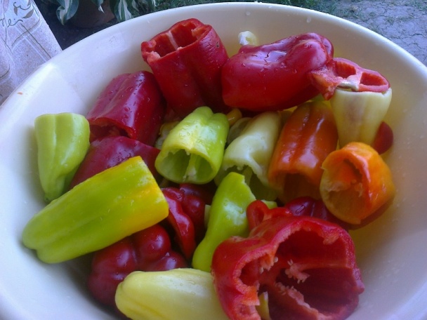 Pikantná paprika s hrozienkami na zimu (fotorecept) - obrázok 1