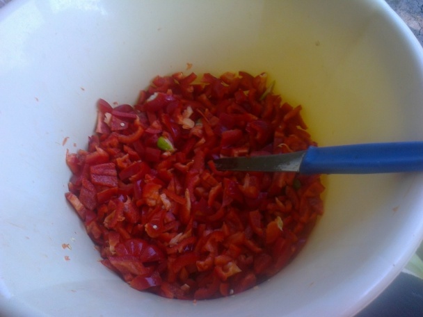 Čalamáda krásne farebná a pikantná (fotorecept) - obrázok 1