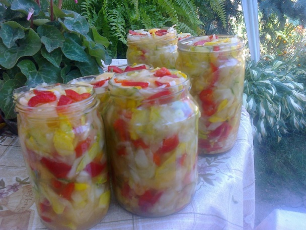 Čalamáda krásne farebná a pikantná (fotorecept) - obrázok 9