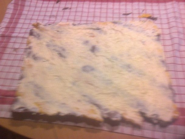 Pruhovaná piškótová roládka /fotorecept/ - obrázok 12