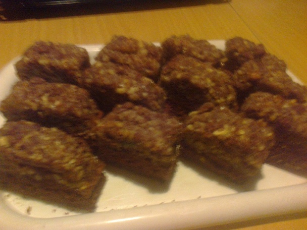 Orieškovo-rumové čoko rezy (fotorecept) - obrázok 12