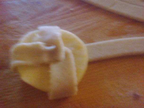 Jablkové kolieska v lístkovom ceste (fotorecept) - obrázok 7