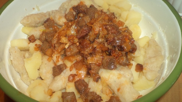 Polovina s údeným rebierkom a slaninou (fotorecept) - obrázok 6