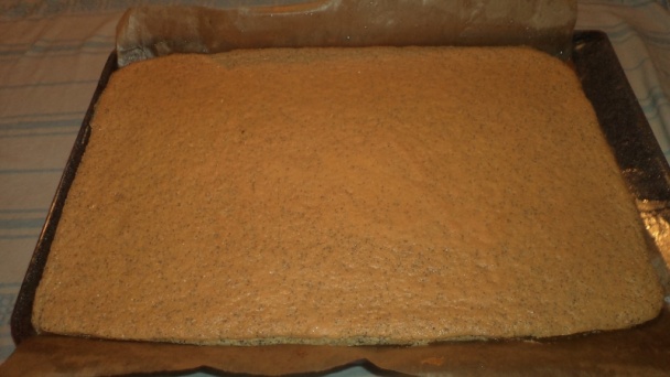 Maková roláda s džemom z červeného melónu (fotorecept) - obrázok 6