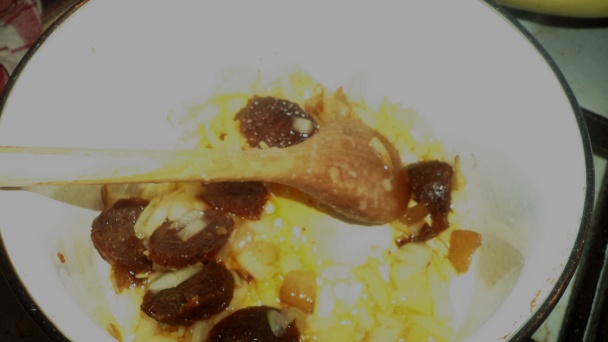 Halušky s kravským syrom a cibuľko-klobásou (fotorecept) - obrázok 6