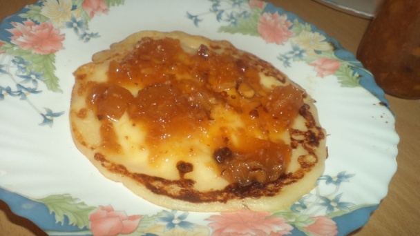 Palacinky z kyslého mlieka s vianočným džemom (fotorecept) - obrázok 6