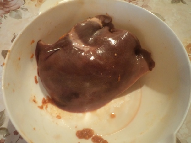 Plnená domáca bravčová pečeň na víne (fotorecept) - obrázok 3