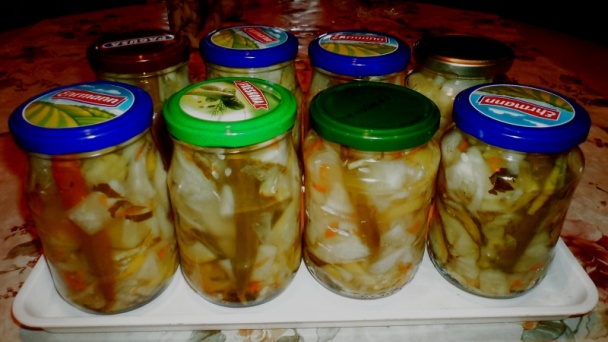 Cukinová čalamáda na štipľavo (fotorecept) - obrázok 5