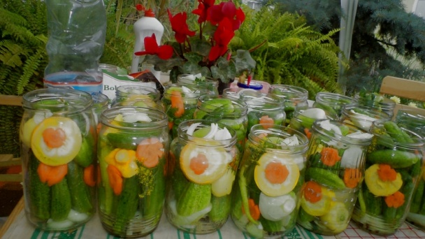 Zavárané sladkokyslé uhorky s anízom (fotorecept) - obrázok 1