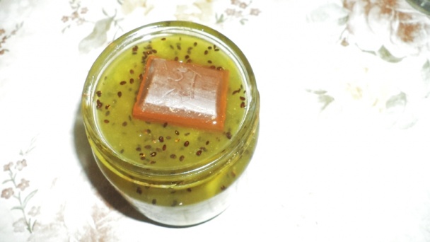 Kivi džem s malinovicou a čokoládou (fotorecept) - obrázok 4